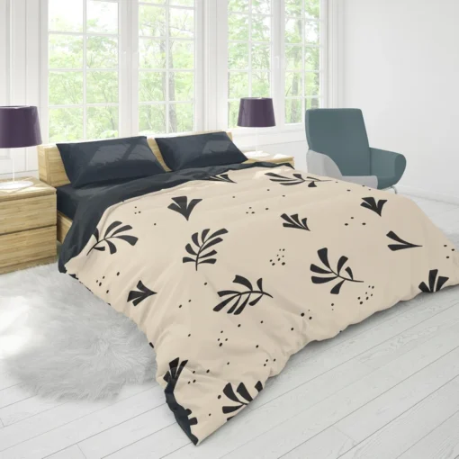 Minimal Botanical Design Duvet Cover 1