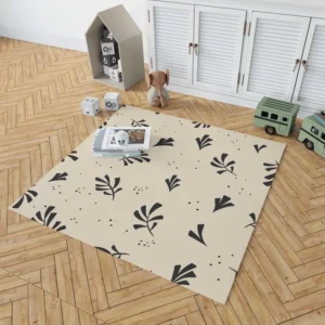 Minimal Botanical Design Rug 1