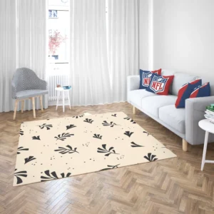 Minimal Botanical Design Rug 2