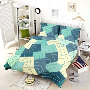 Minimal Contemporary Mountain Art Bedding Set