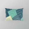 Minimal Contemporary Mountain Art Pillow Case