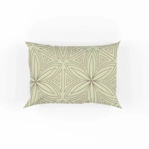 Minimal Linear Flat Abstract Lines Pattern Pillow Case