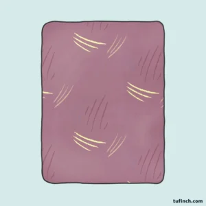 Minimal Scratches Pattern Fleece Blanket 1