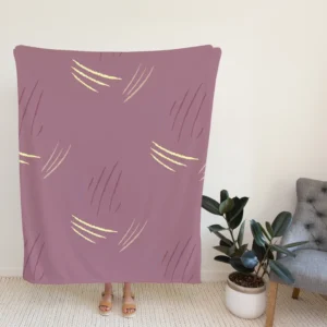 Minimal Scratches Pattern Fleece Blanket