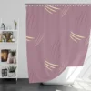 Minimal Scratches Pattern Shower Curtain