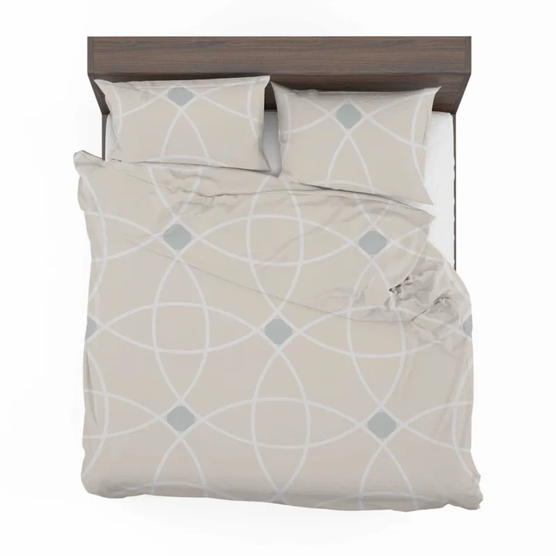 Minimalist Beige Pattern Bedding Set 2