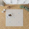 Minimalist Beige Pattern Rug