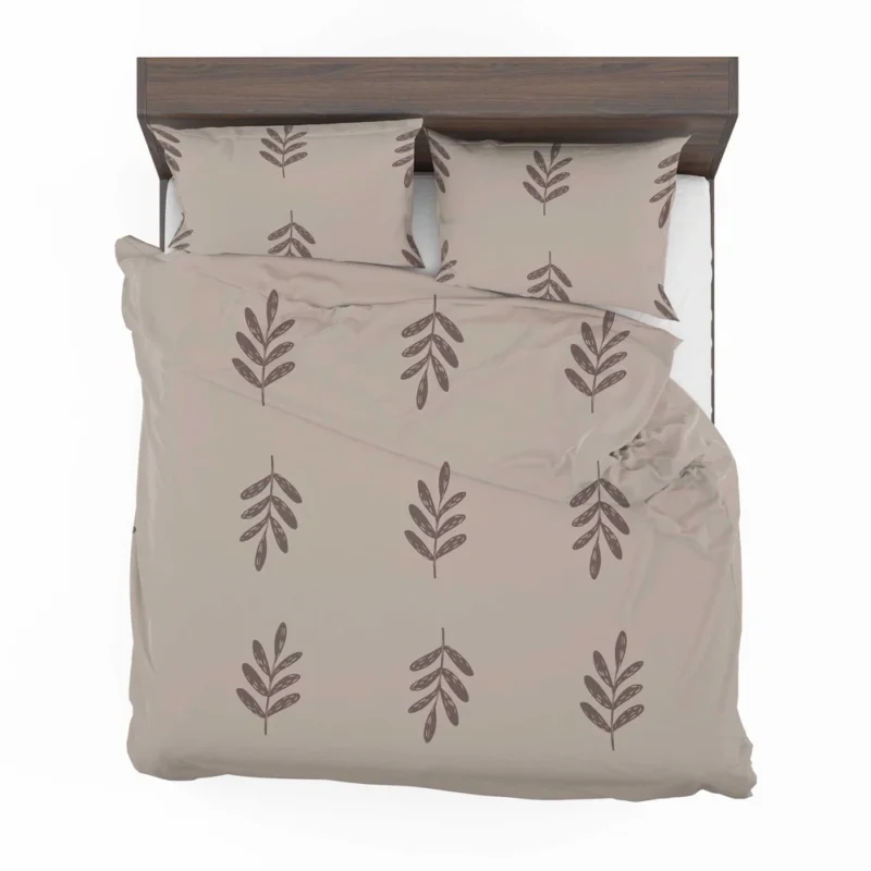 Minimalist Botany Leaf Art Bedding Set 2