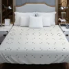 Minimalist Chevron Bracket Pattern Duvet Cover