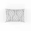 Minimalist Flat Lines Pattern Pillow Case