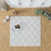 Minimalist Flat Lines Pattern Rug