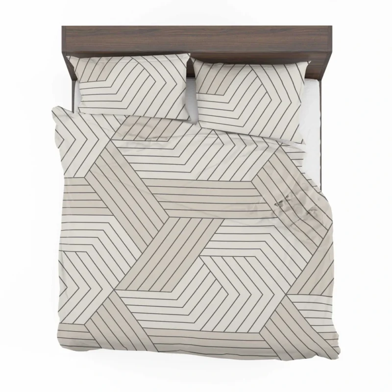 Minimalist Herringbone Half Chevron Bedding Set 2