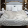 Minimalist Herringbone Half Chevron Duvet Cover