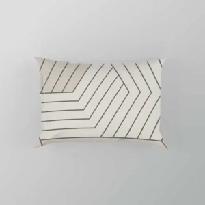 Minimalist Herringbone Half Chevron Pillow Case