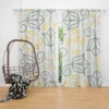 Minimalist Indian Floral Pattern Curtain