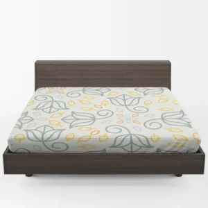 Minimalist Indian Floral Pattern Fitted Sheet 1