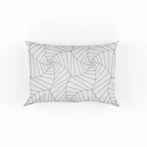 Minimalist Linear Flat Abstract Lines Pattern Pillow Case