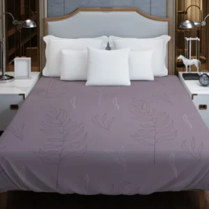 Minimalist Style Olive Branch Design Duvet Cover