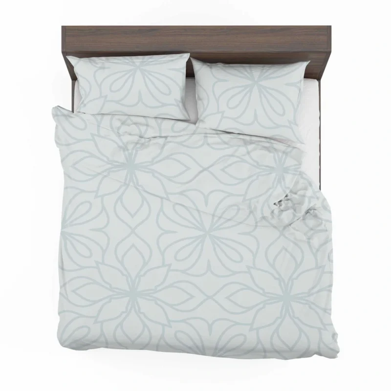 Minimalistic Abstract Floral Design Bedding Set 2