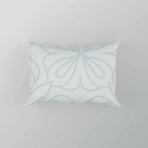 Minimalistic Abstract Floral Design Pillow Case