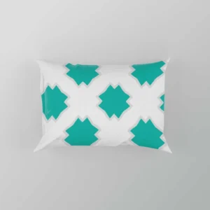 Mint Green Moroccan Pattern Pillow Case