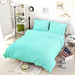 Mint Green Solid Color Bedding Set