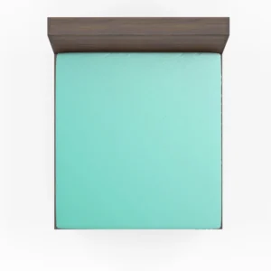 Mint Green Solid Color Fitted Sheet