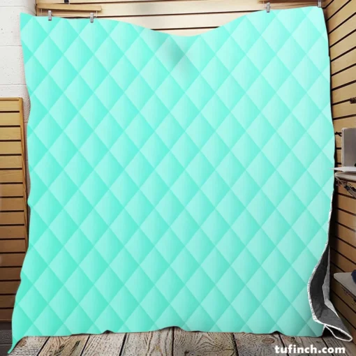 Mint Green Solid Color Quilt Blanket