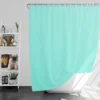 Mint Green Solid Color Shower Curtain