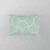 Mint Tulip Ogee Pattern Pillow Case