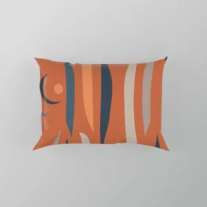 Modern Abstract Collage Pattern Pillow Case