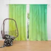 Modern Colorful Watercolor Design Curtain