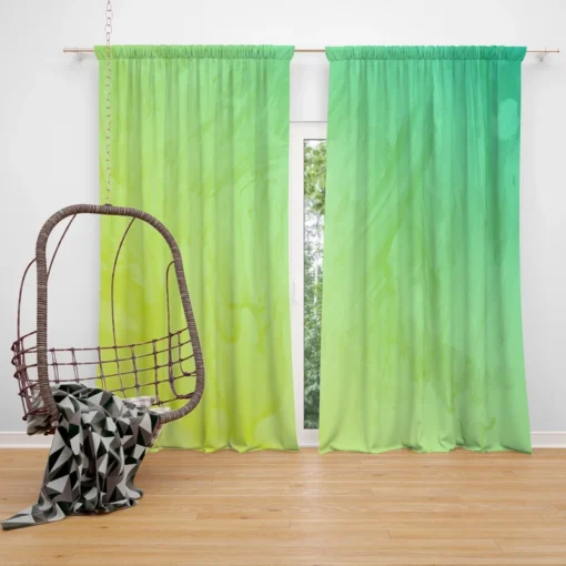 Modern Colorful Watercolor Design Curtain