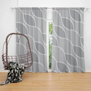 Modern Curve Minimalist Curtain