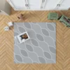 Modern Curve Minimalist Rug