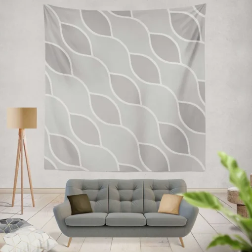 Modern Curve Minimalist Wall Tapestry