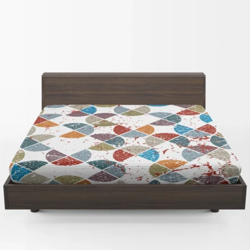 Modern Geometrics Design Fitted Sheet 1