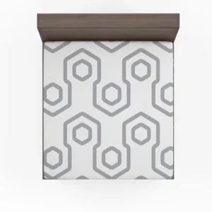 Modern Geometrics Seamless Pattern Fitted Sheet