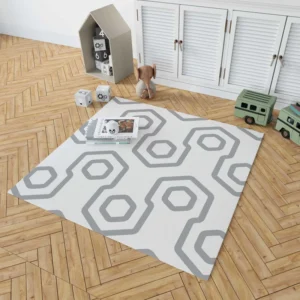 Modern Geometrics Seamless Pattern Rug 1