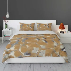 Modern Hexagon Mirror Design Bedding Set 1