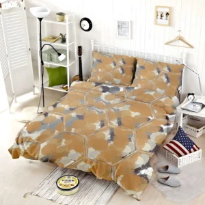 Modern Hexagon Mirror Design Bedding Set