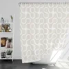 Modern Minimalist Abstract Covers Shower Curtain