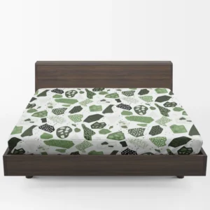 Modern Terrazzo Pattern Fitted Sheet 1