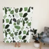 Modern Terrazzo Pattern Fleece Blanket