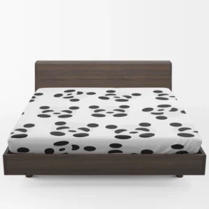 Monochrome Pandas Pattern Fitted Sheet 1