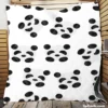 Monochrome Pandas Pattern Quilt Blanket