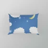 Moonlit Clouds With Stars Pillow Case