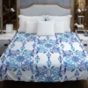 Moroccan Blue White Ornament Duvet Cover