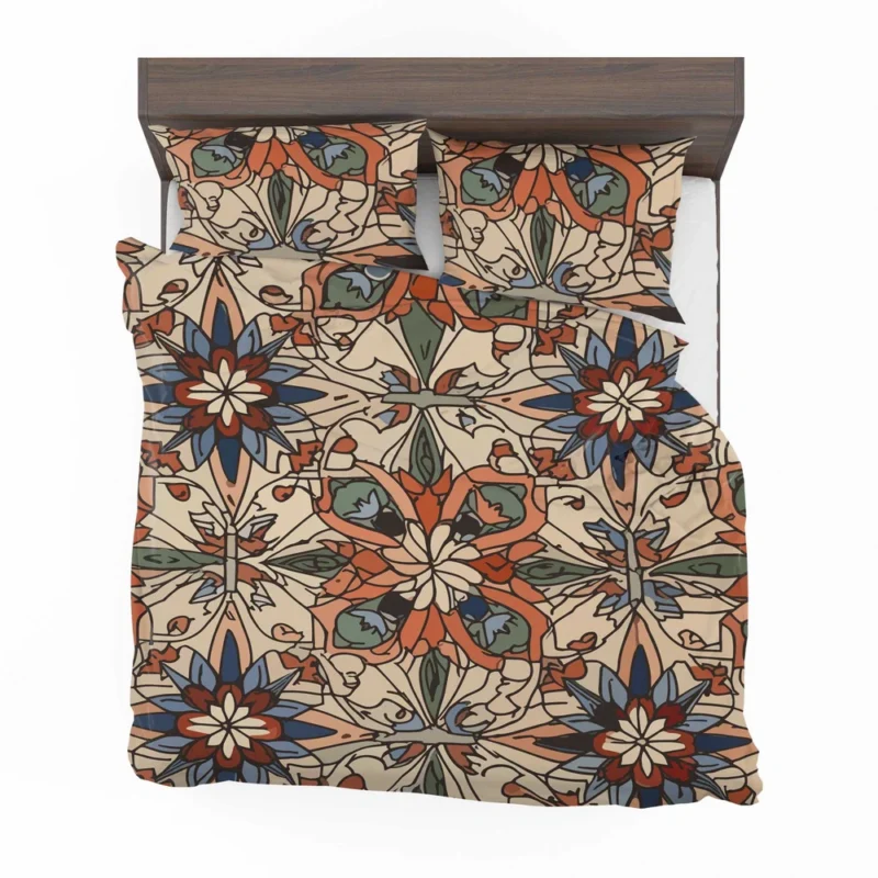 Moroccan Floral Pattern Bedding Set 2