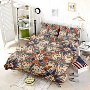 Moroccan Floral Pattern Bedding Set